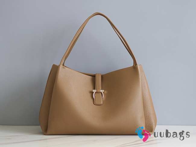 Uubags Ferragamo tote bag in burnt ocher 38x26x17cm - 1