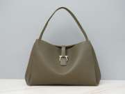 Uubags Ferragamo tote bag in olive green 38x26x17cm - 1
