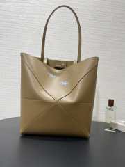 Uubags Loewe Suna Fujita x Loewe Squid Mini Puzzle Fold Leather Tote Bag In Brown 20x16.5x9.5cm - 1