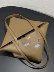 Uubags Loewe Suna Fujita x Loewe Squid Mini Puzzle Fold Leather Tote Bag In Brown 20x16.5x9.5cm - 6