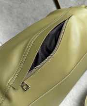 Uubags Loewe Flamenco backpack in olive shiny supple calfskin 36x16x40cm - 6
