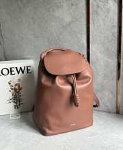 Uubags Loewe Flamenco backpack in brownie shiny supple calfskin 36x16x40cm - 6
