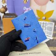 Uubags Louis Vuitton M14876 Passport Wallet In Pool Blue 10x14x2.5cm - 4
