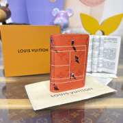 Uubags Louis Vuitton M14883 Know Pocket Organizer Wallet Tennis Clay Orange 7.5x11.1x1cm - 5