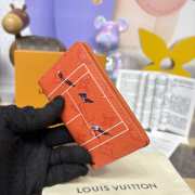 Uubags Louis Vuitton M14883 Know Pocket Organizer Wallet Tennis Clay Orange 7.5x11.1x1cm - 4