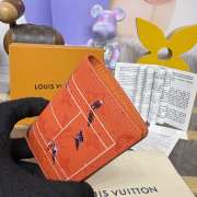 Uubags Louis Vuitton M14883 Know Pocket Organizer Wallet Tennis Clay Orange 7.5x11.1x1cm - 2