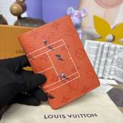 Uubags Louis Vuitton M14877 Passport Cover Tennis Clay 10x14x2.5cm - 3