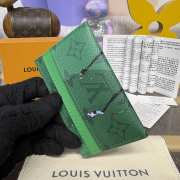 Uubags Louis Vuitton M14863 Double Card Holder In Golf Green 11x7x1.5cm - 2