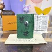 Uubags Louis Vuitton M14883 Know Pocket Organizer Wallet Tennis Clay Blue 7.5x11.1x1cm - 6