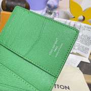 Uubags Louis Vuitton M14883 Know Pocket Organizer Wallet Tennis Clay Blue 7.5x11.1x1cm - 2