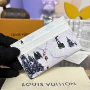 Uubags Louis Vuitton M14864 Double Card Holder Ski White 11x1.5x7cm - 4