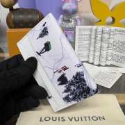 Uubags Louis Vuitton M14864 Double Card Holder Ski White 11x1.5x7cm - 2
