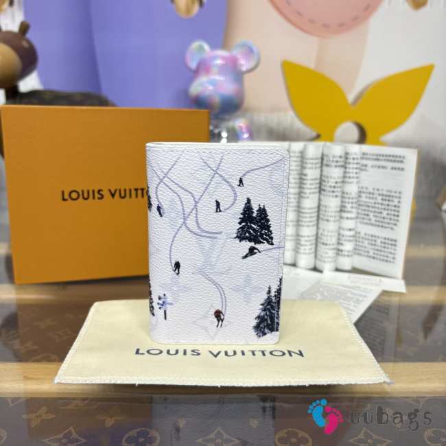 Uubags Louis Vuitton M14882 Pocket Organizer In Ski White 7.5x11.1x1cm - 1