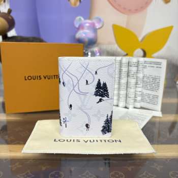 Uubags Louis Vuitton M14882 Pocket Organizer In Ski White 7.5x11.1x1cm