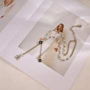 Uubags Chanel Necklace Metal, Glass pearls, High quality resin & Stone beads  - 4