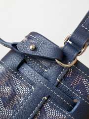 Uubags Goyard Petit Flot Bucket Bag Navy Blue 23x14.5x17cm - 3
