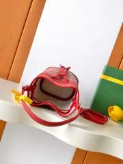 Uubags Goyard Petit Flot Bucket Bag Red 23x14.5x17cm - 3