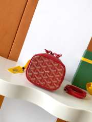 Uubags Goyard Petit Flot Bucket Bag Red 23x14.5x17cm - 4