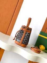 Uubags Goyard Petit Flot Bucket Bag Brown/Black 23x14.5x17cm - 4