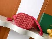 Uubags Goyard Belharra PM bag in fuchsia 18x14x24cm - 4
