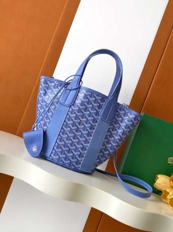 Uubags Goyard Belharra PM bag in iris 18x14x24cm