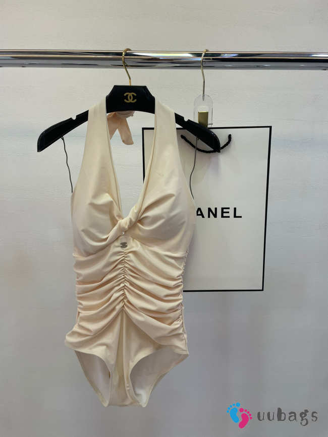 Uubags Chanel swimsuit in white 01 - 1