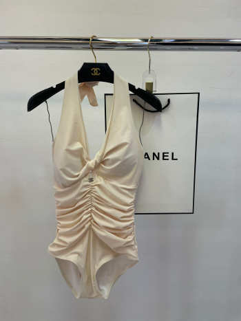 Uubags Chanel swimsuit in white 01