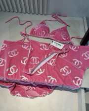 Uubags Chanel swimsuit in pink - 2