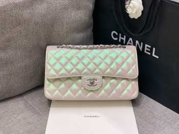 Uubags Chanel Classic Small Flap Bag Iridescent Lambskin 25cm