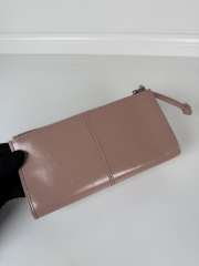 Uubags Prada leather pouch in rosy blush 20x10cm - 5