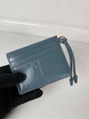 Uubags Prada leather card holder in blue 11.2x8.5cm - 5