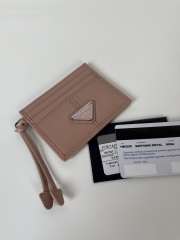 Uubags Prada leather card holder in rosy blush 11.2x8.5cm - 6