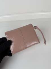 Uubags Prada small leather wallet in rosy blush 8.5x10cm  - 6