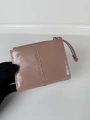 Uubags Prada Soft Look Leather Wallet In Rosy Blush 10x8.5cm - 5