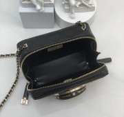 Uubags Chanel Black Lambskin Light Gold Camera Bag 11.5x16x6cm - 4