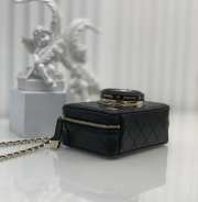 Uubags Chanel Black Lambskin Light Gold Camera Bag 11.5x16x6cm - 3