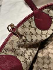 Uubags Gucci Totissima large reversible tote bag rosso ancora red 50x27x23cm - 4