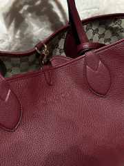 Uubags Gucci Totissima large reversible tote bag rosso ancora red 50x27x23cm - 2