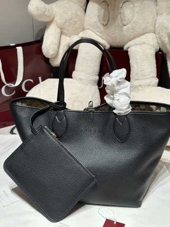 Uubags Gucci Totissima large reversible tote bag black 50x27x23cm
