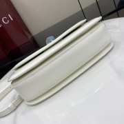 Uubags Gucci Bamboo Diva medium bag in white 26.6x13x8cm - 6