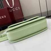 Uubags Gucci Bamboo Diva medium bag in avocado green 26.6x13x8cm - 6