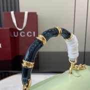 Uubags Gucci Bamboo Diva medium bag in avocado green 26.6x13x8cm - 5