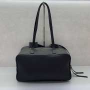 Uubags Balenciaga Carrie Bowling Top Handle Bag Black 36x18x14.5cm - 6