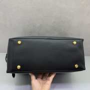 Uubags Balenciaga Carrie Bowling Top Handle Bag Black 36x18x14.5cm - 5