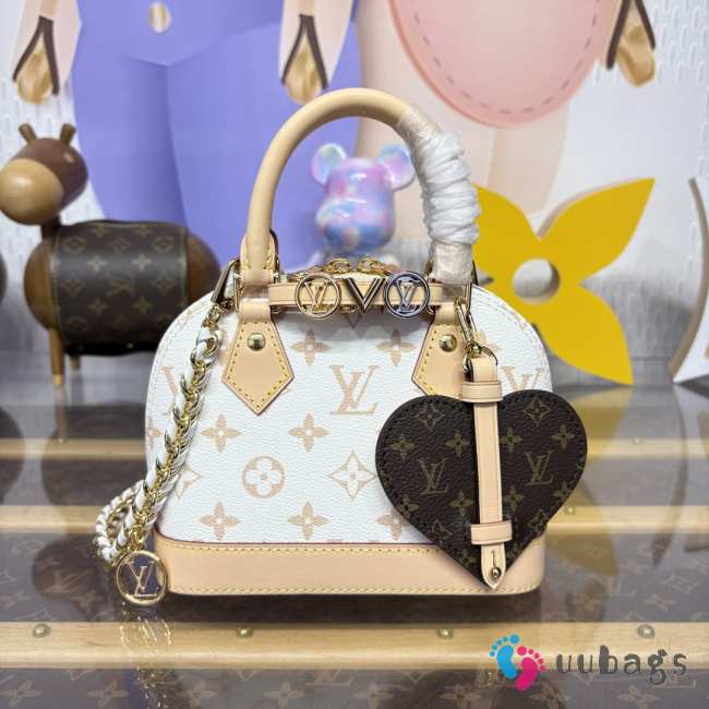 Uubags Louis Vuitton M14339 Alma Nano Bag White 18x12x8cm - 1