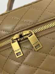 Uubags YSL Gaby Mini Vanity Bag In Lambskin Strong Moss 18x11x6.5cm - 5