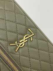 Uubags YSL Gaby Mini Vanity Bag In Lambskin Green 18x11x6.5cm - 6