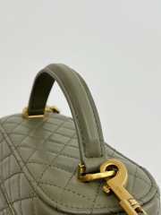 Uubags YSL Gaby Mini Vanity Bag In Lambskin Green 18x11x6.5cm - 5