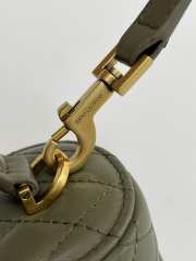 Uubags YSL Gaby Mini Vanity Bag In Lambskin Green 18x11x6.5cm - 4