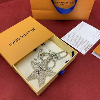 Uubags Louis Vuitton Starfish Key Holder and Bag Charm Gold